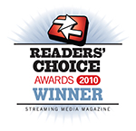 Streaming Media Readers' Choice Award 2010